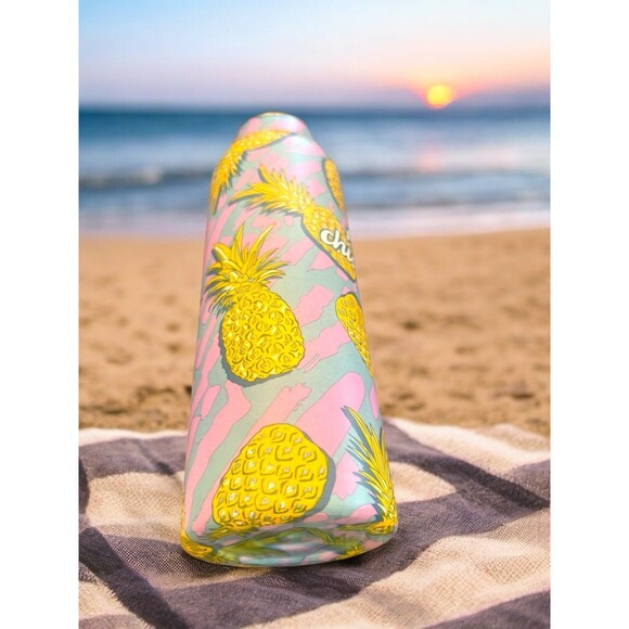 Chubbies Water Bottle Insulated Stainless Steel Blue & Pink Pineapple Swingers - Picture 6 of 6